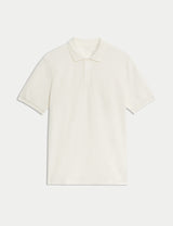 Polo liso de manga corta