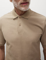 Polo liso de manga corta