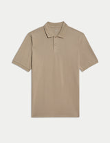 Polo liso de manga corta