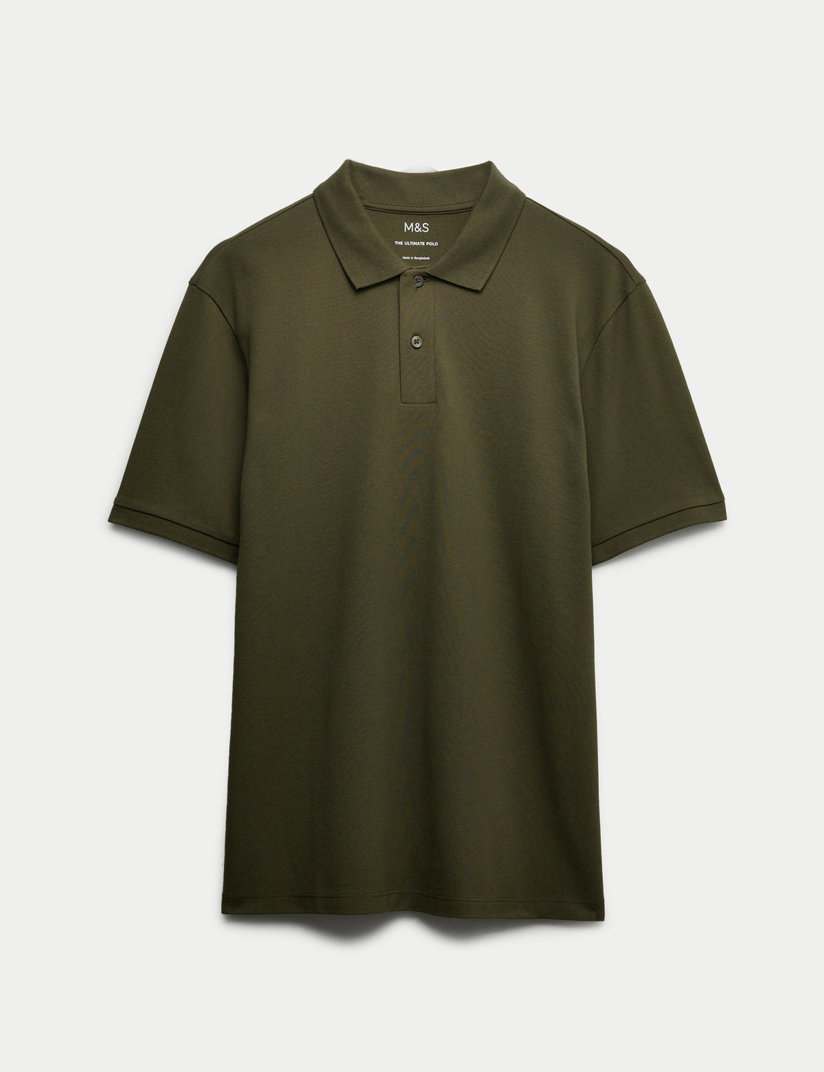 Polo liso de manga corta