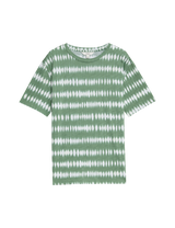 Camiseta básica de manga corta y escorte pico de corte relax