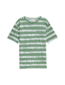 Camiseta básica de manga corta y escorte pico de corte relax