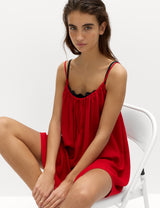 Vestido playero de tiros