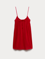 Vestido playero de tiros
