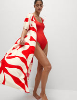 Vestido de lino diseño botones