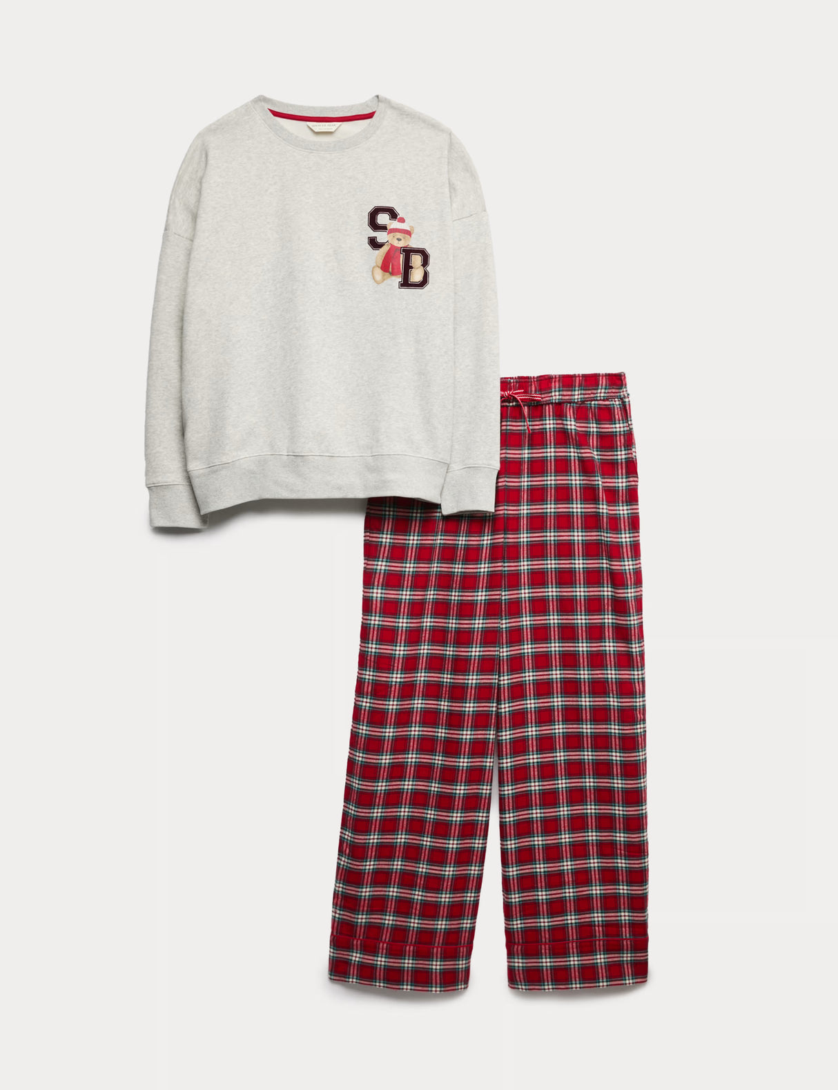 Pijama de manga larga oso Spencer