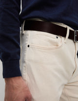 Pantalón elástico de corte recto