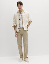 Pantalón elástico de corte recto