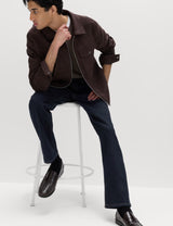 Pantalón elástico de corte recto