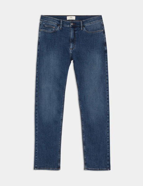 Pantalón elástico de corte recto