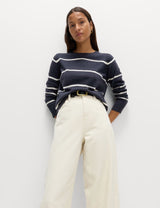 Jersey cashmilon diseño rayas