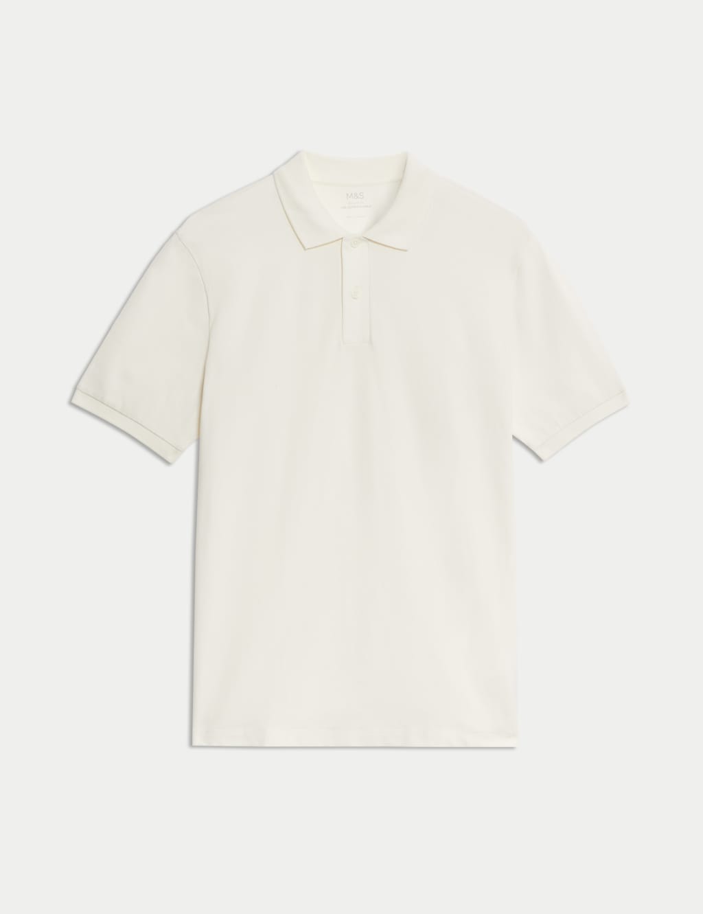 Polo liso de manga corta
