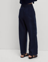 Pantalón pescador de lino viscosa