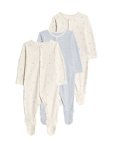 Pack de 3 peleles de dormir diseño perritos