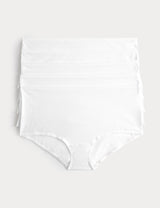 Pack x5 bragas altas lisas