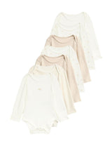 Pack de 7 bodies de algodón orgánico diseño Tortuga