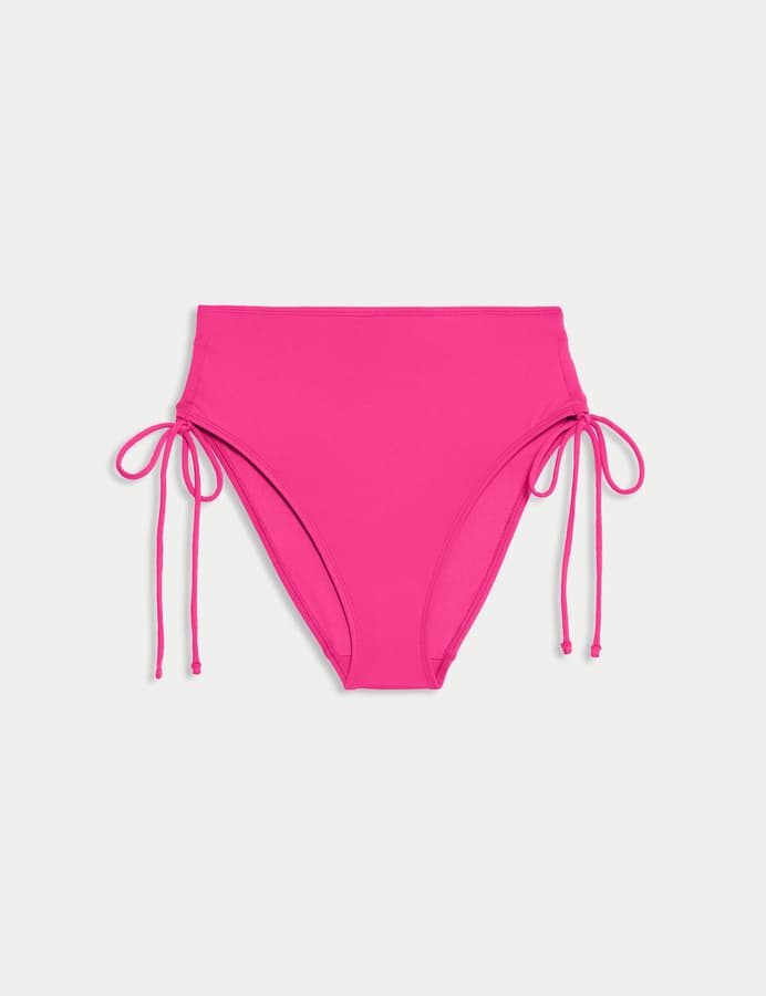 Parte baja de bikini fruncida