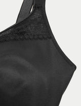 Sujetador sin aro de algodón sujeción total