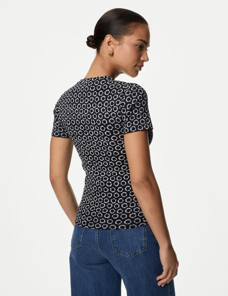 Camiseta estampada de manga corta