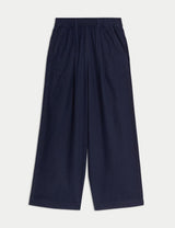 Pantalón pescador de lino viscosa