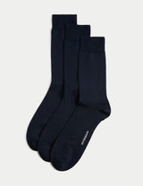 Pack de 3 pares de calcetines de algodón egipcio
