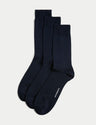 Pack de 3 pares de calcetines de algodón egipcio