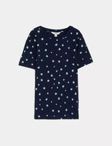 Camiseta estampada de manga corta