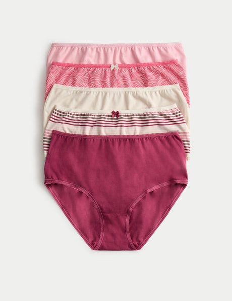 Pack 5 bragas Short altas diseño