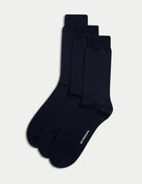 Pack de 3 pares de calcetines de algodón egipcio