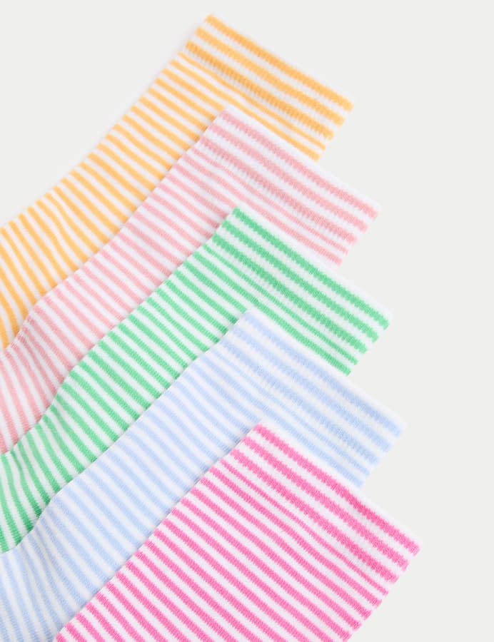 Pack de 5 pares de calcetines a rayas