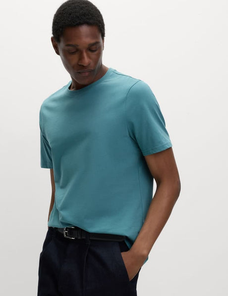 Camiseta lisa manga corta