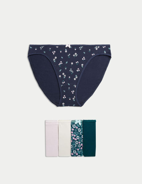 Pack 5 bragas altas diseño
