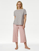 Pijama de largo pescador con manga corta