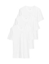 Pack de 3 camisetas manga corta y cuello pico