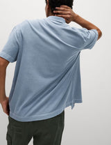 Polo de manga corta con cierre con botones