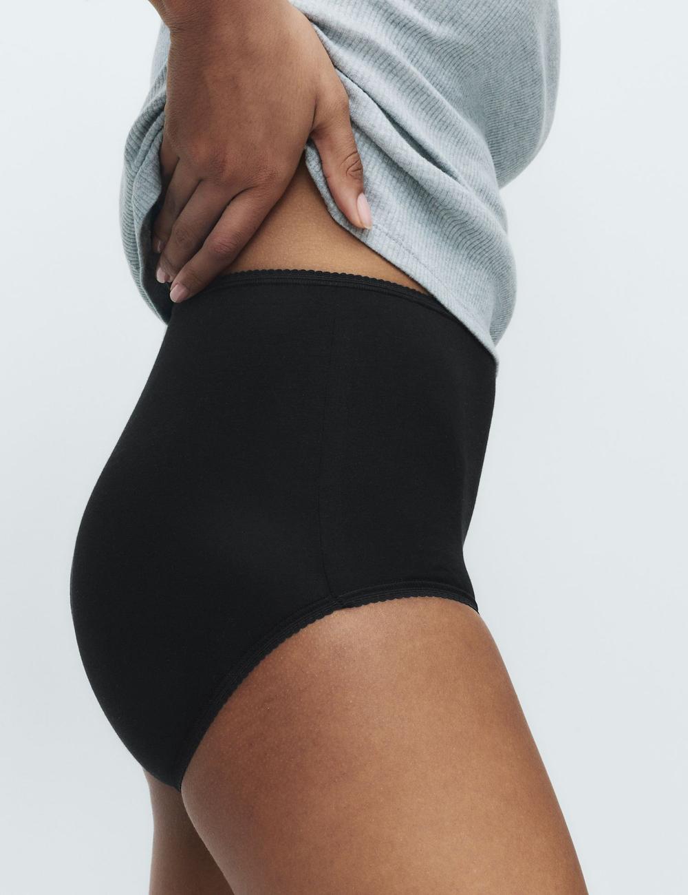 Pack x5 bragas altas lisas