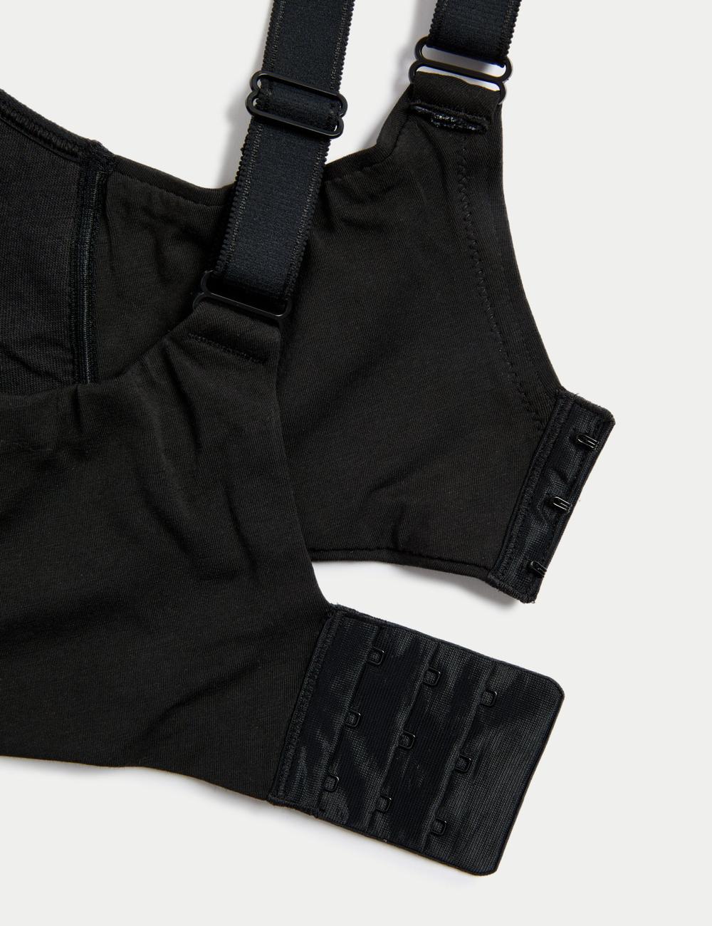 Sujetador sin aro de algodón sujeción total