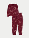Pijama diseño corazones