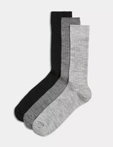 Pack de 3 pares de calcetines de lana