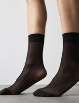 Pack 4 medias al tobillo 10 Denier