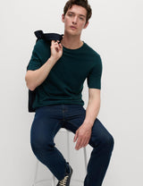 Camiseta lisa manga corta