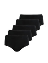 Pack x5 bragas altas lisas