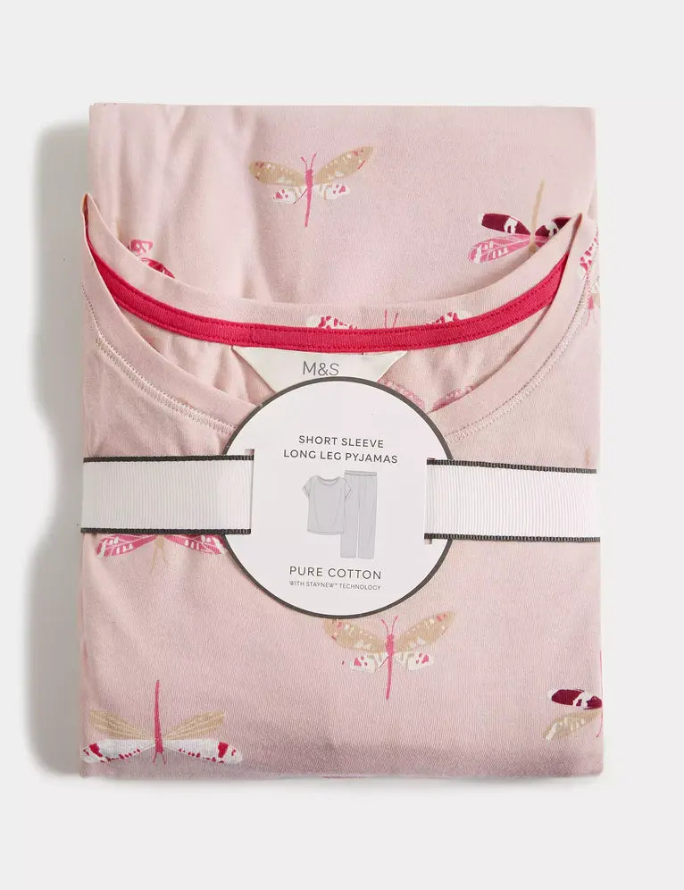 FP Pijama manga corta diseño libélulas