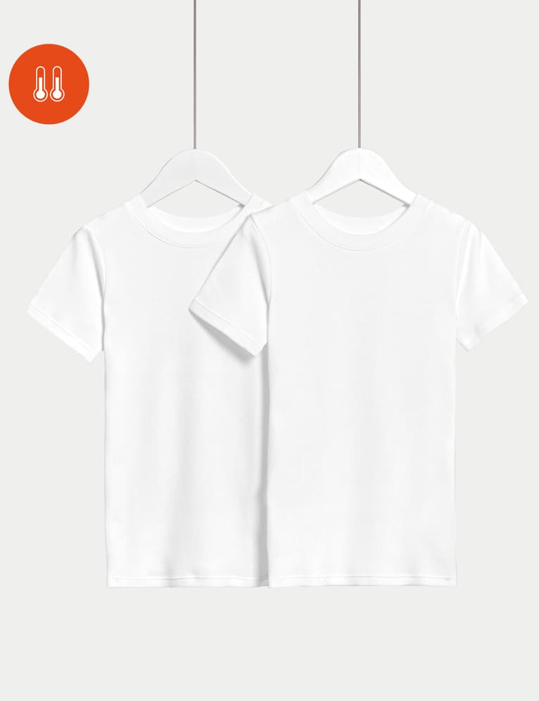 Pack de 2 camisetas térmicas manga corta de niño