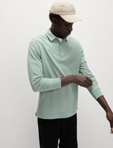 Polo de manga larga liso
