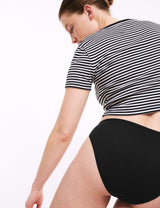 Pack x5 bragas altas algodón modal