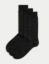 Pack de 3 pares de calcetines de algodón egipcio