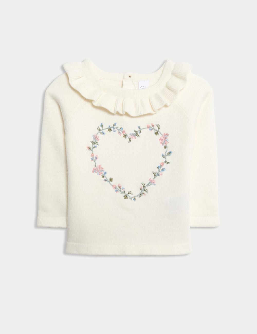 Conjunto para bebé diseño corazón