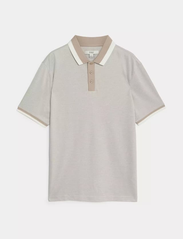 Polo soft manga corta