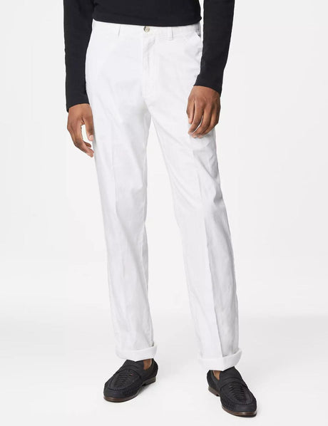 Pantalón chino de lino